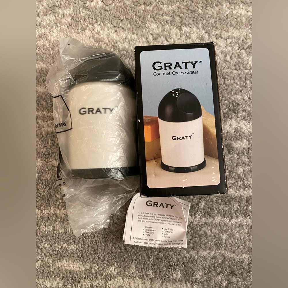 NEW in box Graty cheese grater